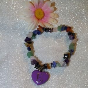 💍3 for $10💍"E" Multicolored Stone Bracelet